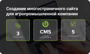 Создание многостраничного сайта для агропромышленной компании