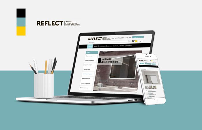 Разработан интернет-магазин зеркал Reflect-24