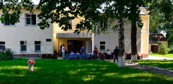 Территория Тульского психоневрологического диспансера в посёлке Прудное Ленинского района