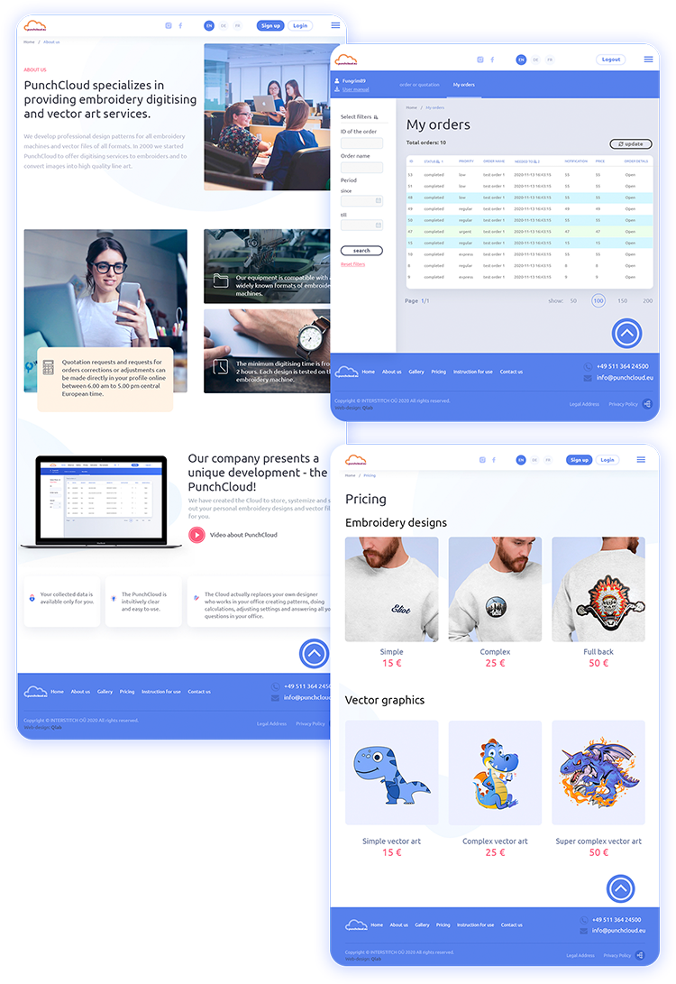 PunchCloud вид сайта.png