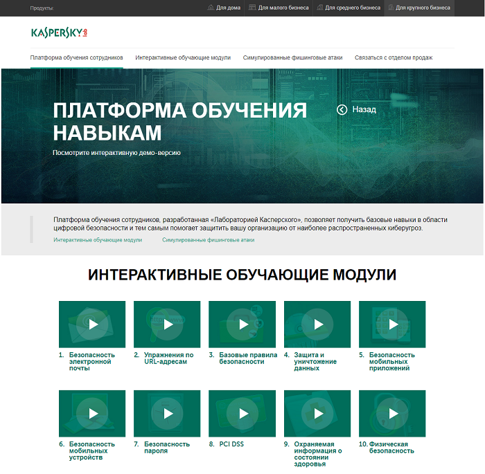 Платформа обучения сотрудников от ЛК Платформа обучения сотрудников от ЛК