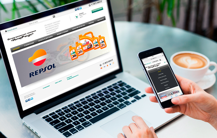 Создан адаптивный интернет-магазин автотоваров TulaOil