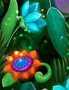 Излучающие свет цветы